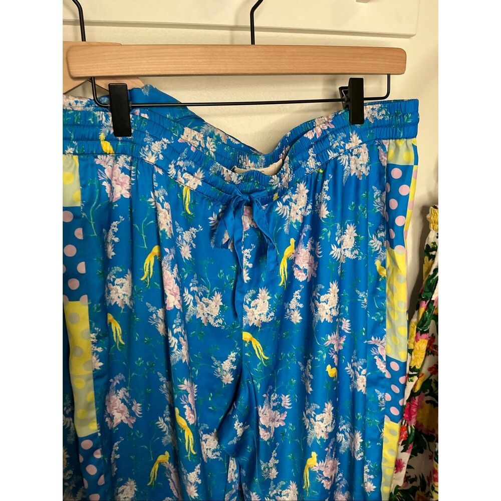 Ugg Satin Floral PJ Set | Blue in XL - Picture 6 of 7